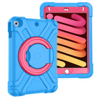 For iPad MINI 4/5 / Blue+Rose Red
