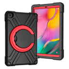 For Galaxy Tab A 10.1 (2019) / Black+Red