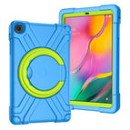 For Galaxy Tab A 10.1 (2019) / Blue+Grass Green