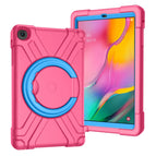 For Galaxy Tab A 10.1 (2019) / Rose Red+Blue