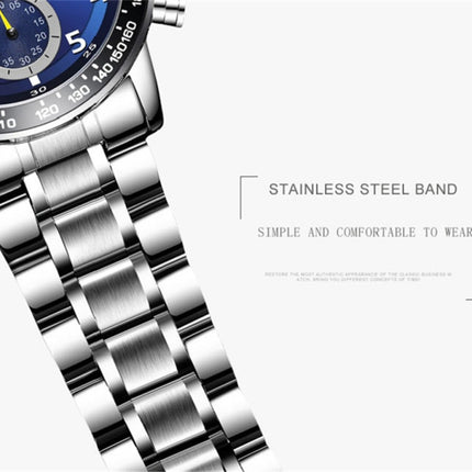 OCHSTIN   6112 Men Multi  Function Watch Fashion Sports Business Calendar Luminous Men Watch Quartz Watch Steel Watch