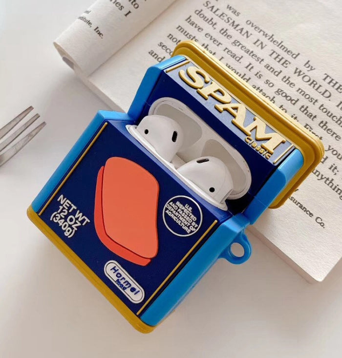 Für Apple AirPods 1/2 Gen Universal Spam Can Bluetooth Kopfhörer Schutzhülle