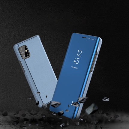 For Galaxy A51 Plated Mirror Horizontal Flip Leather Cover with Stand Mobile Phone Holster, For Samsung Galaxy A51, For Galaxy A51