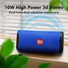 TG113 Portable Bluetooth Speakers Waterproof Stereo Outdoor Loudspeaker MP3 Bass Sound Box with FM Radio