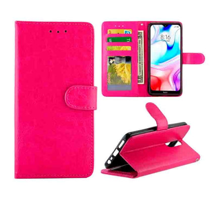 Crazy Horse Texture Leather Horizontal Flip Protective Case with Holder & Card Slots & Wallet & Photo Frame, For Huawei Enjoy 10, For Xiaomi Note10/CC9 Pro, For Xiaomi Redmi Note 8T, For Xiaomi Redmi 8/Redmi 8A, For Samsung Galaxy A30s/A50             ...