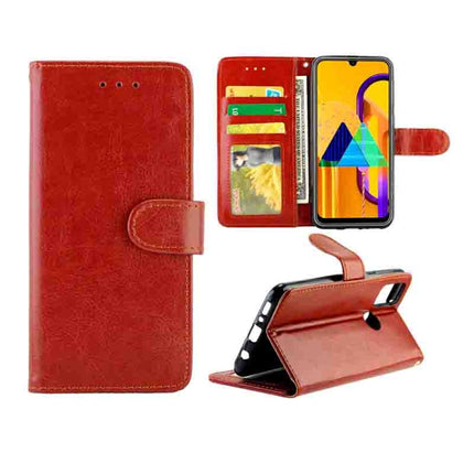 Crazy Horse Texture Leather Horizontal Flip Protective Case with Holder & Card Slots & Wallet & Photo Frame, For Huawei Enjoy 10, For Xiaomi Note10/CC9 Pro, For Xiaomi Redmi Note 8T, For Xiaomi Redmi 8/Redmi 8A, For Samsung Galaxy A30s/A50             ...