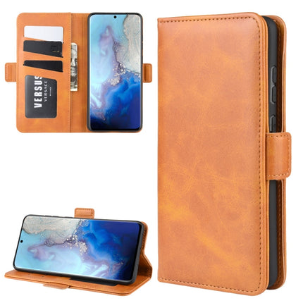 For Galaxy S11e Dual-side Magnetic Buckle Horizontal Flip Leather Case with Holder & Card Slots & Wallet