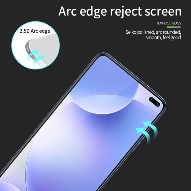 PINWUYO 9H 2.5D Full Screen Tempered Glass Film
