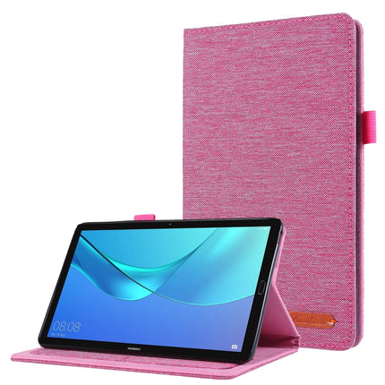 Cloth Style TPU Flat Protective Shell, For Huawei M6 8.4, For Huawei M5 8.0, For  Lenovo Tab E10 10.1, For  Lenovo Tab M10  10.1, For  Lenovo Tab P10 10.1
