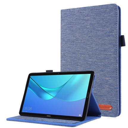 Cloth Style TPU Flat Protective Shell, For Huawei M6 8.4, For Huawei M5 8.0, For  Lenovo Tab E10 10.1, For  Lenovo Tab M10  10.1, For  Lenovo Tab P10 10.1