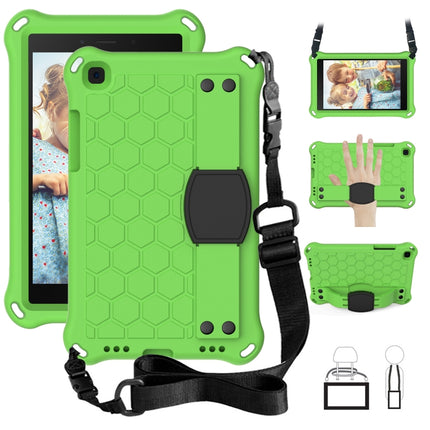 For  Galaxy Tab A8.0 T290 / T295（2019） Honeycomb Design EVA + PC Four Corner Anti Falling Flat Protective Shell With Straps, For Galaxy Tab A8.0 (2019) T290/T295