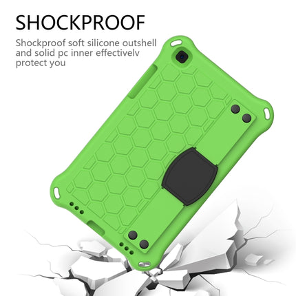 For  Galaxy Tab A8.0 T290 / T295（2019） Honeycomb Design EVA + PC Four Corner Anti Falling Flat Protective Shell With Straps, For Galaxy Tab A8.0 (2019) T290/T295