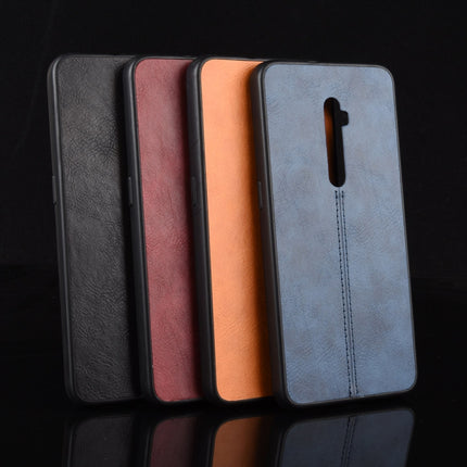 For Oppo Reno 10x zoom Shockproof Sewing Cow Pattern Skin PC + PU + TPU Case, For OPPO Reno 10x zoom