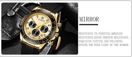 OCHSTIN 6103 Multi Function Quartz Watch Silicone Watch Band Sports Luminous Waterproof Watch