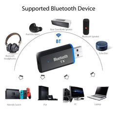 Transmisor de audio por Bluetooth TX3 USB5.0