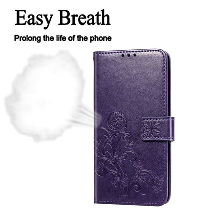 Lucky Clover Pressed Flowers Pattern Leather Case with Holder & Card Slots & Wallet & Hand Strap, For Galaxy S20+, For Galaxy S20 Ultra, For Galaxy S20, For Galaxy A71, For Galaxy S10 Lite / A91 / M80s, For Galaxy Note10 Lite/A81/M60s                  ...