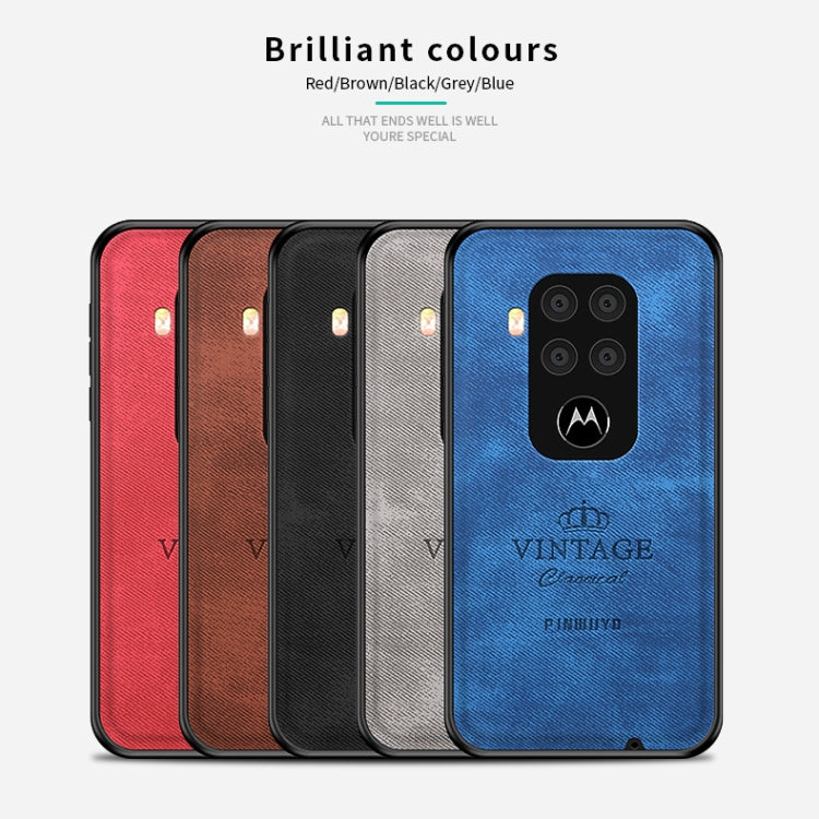 PINWUYO Zun Series PC + TPU + Skin Waterproof And Anti-fall All-inclusive Protective Shell, For Motorola One Zoom / One Pro, For  Motorola Moto E6 Plus, For  Motorola Moto E6 Play