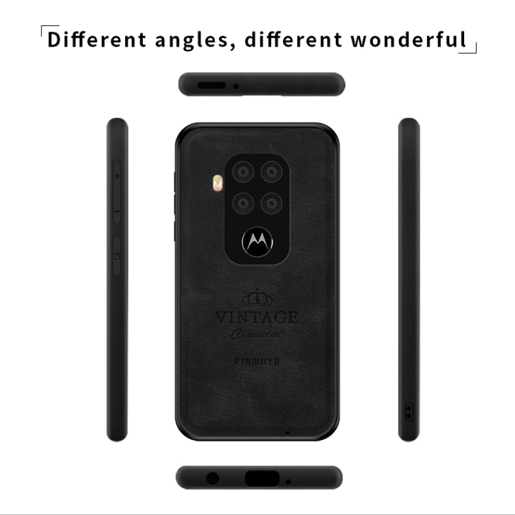 PINWUYO Zun Series PC + TPU + Skin Waterproof And Anti-fall All-inclusive Protective Shell, For Motorola One Zoom / One Pro, For  Motorola Moto E6 Plus, For  Motorola Moto E6 Play