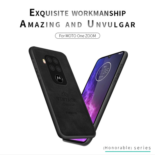 PINWUYO Zun Series PC + TPU + Skin Waterproof And Anti-fall All-inclusive Protective Shell, For Motorola One Zoom / One Pro, For  Motorola Moto E6 Plus, For  Motorola Moto E6 Play