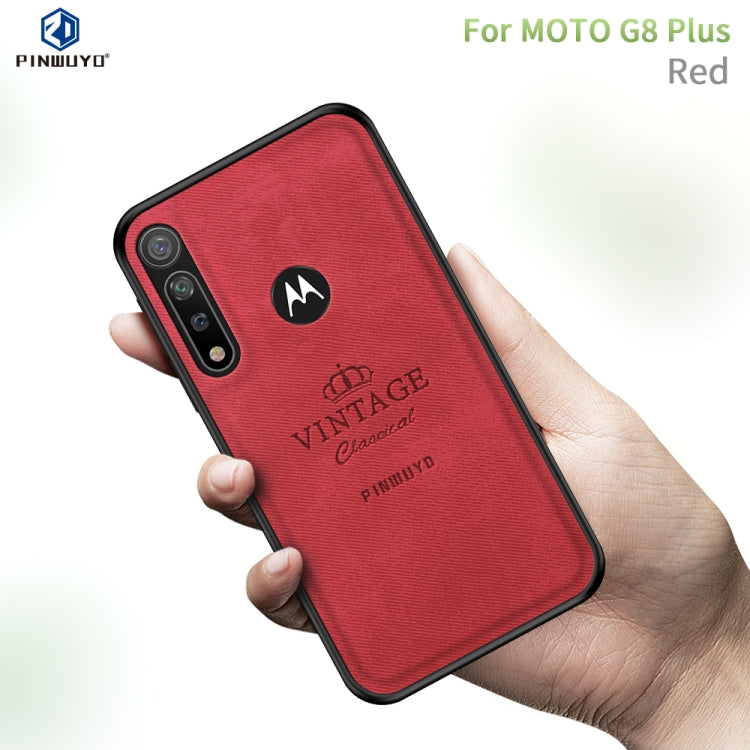 PINWUYO Zun Series PC + TPU + Skin Waterproof And Anti-fall All-inclusive Protective Shell, For Xiaomi CC9 Pro / Note10, For MOTO G8 Plus, For MOTO G8 Play / One macro, For Xiaomi RedMi Note8T