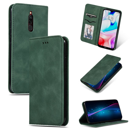 Retro Skin Feel Business Magnetic Horizontal Flip Leather Case, For Xiaomi Redmi 8, For Xiaomi Redmi 8A