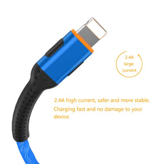 ENKAY ENK-CB203 Cloth Weaving Thread USB to 8 Pin Data Transfer Charging Cable, 8 Pin