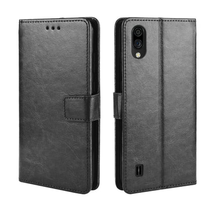 For ZTE Blade A5 2020 Retro Crazy Horse Texture Horizontal Flip Leather Case with Holder & Card Slots & Photo Frame, For ZTE Blade A5 2020