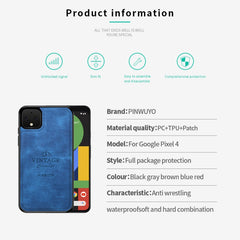 PINWUYO Zun Series PC + TPU + Skin Patch Waterproof Anti-fall All-inclusive Protective Shell, For Google Pixel 4, For Google Pixel 4 XL
