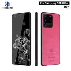 PINWUYO Pin Rui Series Classical Leather Texture PC + TPU Waterproof  Anti-fall All-inclusive Protective Case Shell, For Galaxy S20 Ultra, For Galaxy A51 / M40s, For Galaxy A91 / S10 Lite, For Huawei Nova 6, For Huawei Nova 6 SE������������������������...