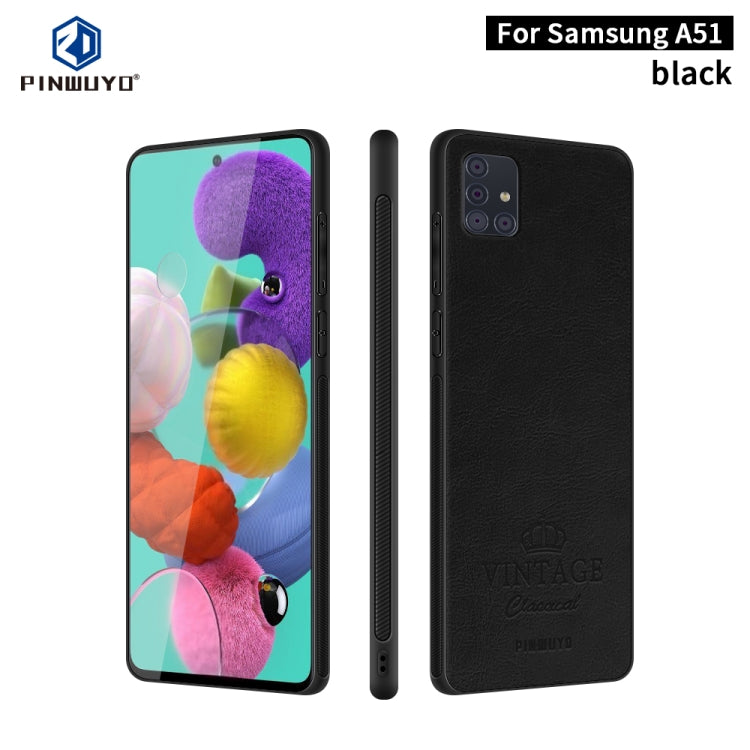 PINWUYO Pin Rui Series Classical Leather Texture PC + TPU Waterproof  Anti-fall All-inclusive Protective Case Shell, For Galaxy S20 Ultra, For Galaxy A51 / M40s, For Galaxy A91 / S10 Lite, For Huawei Nova 6, For Huawei Nova 6 SE������������������������...