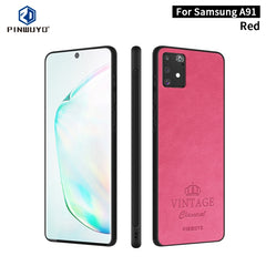 PINWUYO Pin Rui Series Classical Leather Texture PC + TPU Waterproof  Anti-fall All-inclusive Protective Case Shell, For Galaxy S20 Ultra, For Galaxy A51 / M40s, For Galaxy A91 / S10 Lite, For Huawei Nova 6, For Huawei Nova 6 SE������������������������...