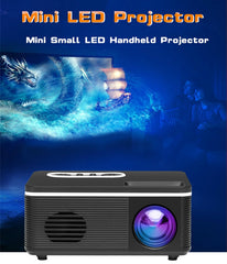 S361 80 lumens 480x320 Pixel Portable Mini Projector, Support 1080P, US Plug, EU Plug, UK Plug, AU Plug