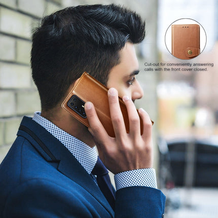 For Huawei P40 Pro Retro Solid Color Leather Buckle Phone Case with Lanyard & Photo Frame & Card Slot & Wallet & Stand Function, For Huawei P40 Pro