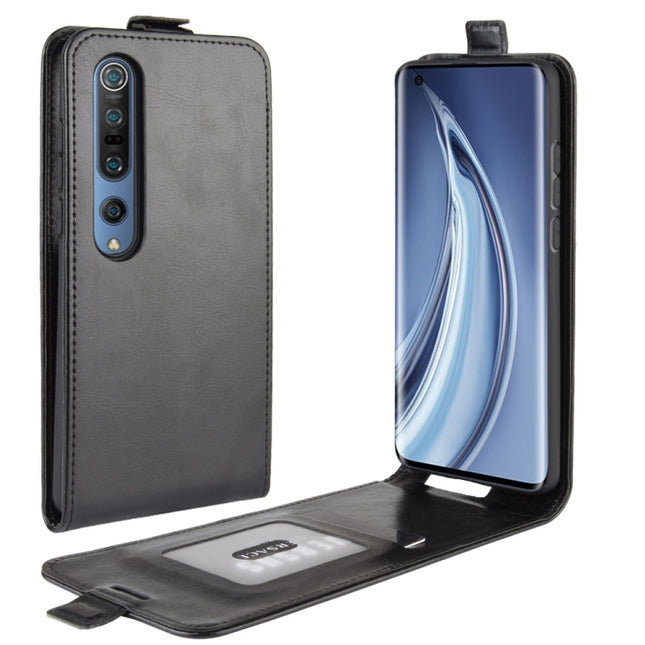 For Xiaomi Mi 10 R64 Texture Single Vertical Flip Leather Protective Case with Card Slots & Photo Frame, For Xiaomi Mi 10