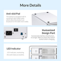 ORICO 9528U3 3.5-Inch External Hard Drive Enclosure