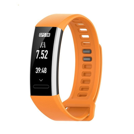 For Huawei Band 2 Pro / Band 2 / ERS-B19 / ERS-B29 Sports Bracelet Silicone Strap, White, Orange, Pink, Black, Gray, Green, Blue, Midnight Blue