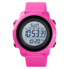 Skmei 1540 Fashion Outdoor Sports Large Dial Student Watch Multi Function Waterproof Mens Electronic Watch