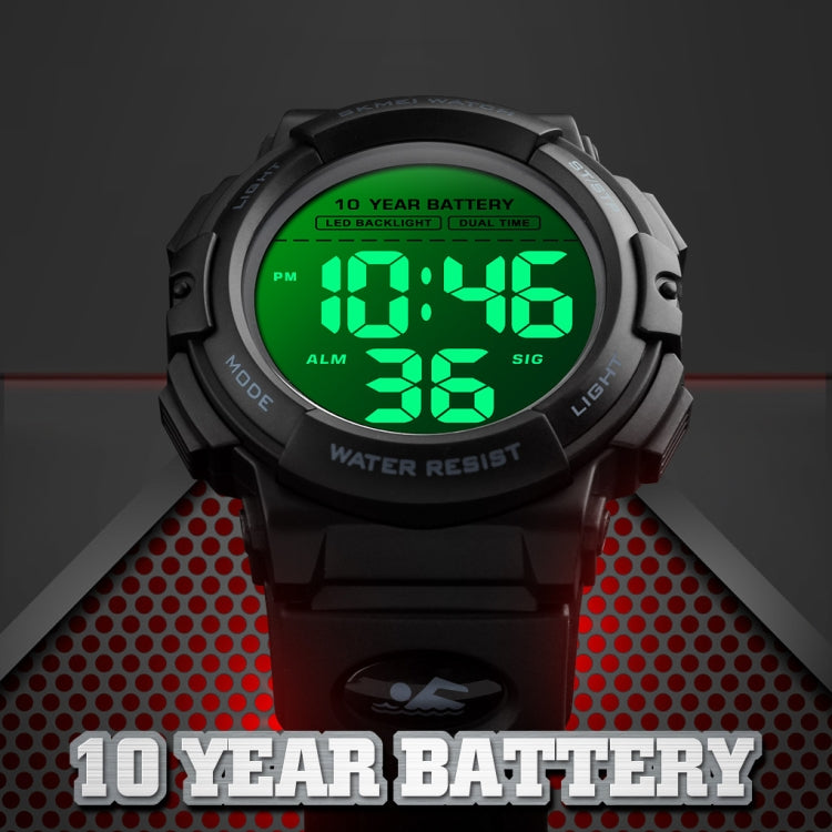 Skmei 1562 Multi Function Outdoor Sports Waterproof Student Electronic Watch Ten Year Battery Mens Watch