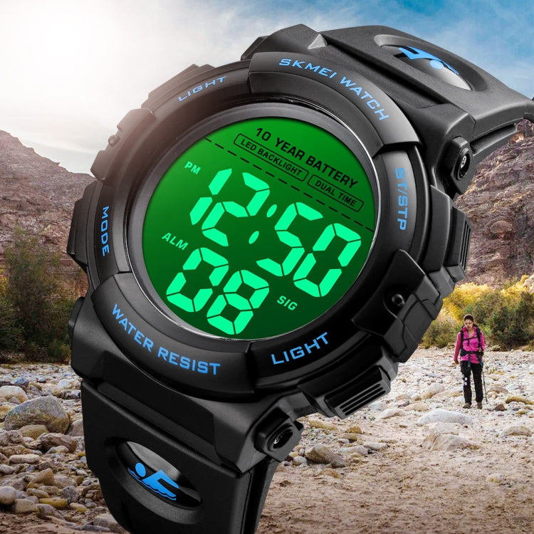 Skmei 1562 Multi Function Outdoor Sports Waterproof Student Electronic Watch Ten Year Battery Mens Watch