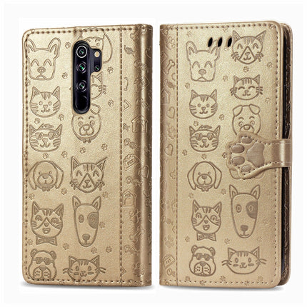 Cute Cat and Dog Embossed Horizontal Flip PU Leather Case with Holder / Card Slot / Wallet / Lanyard, For Huawei P30, For Huawei P30 Lite / Nova 4e, For Huawei Mate 30 Lite/Nova 5i Pro, For Huawei P Smart Z / Y9 Prime2019, For Huawei Honor 20          ...