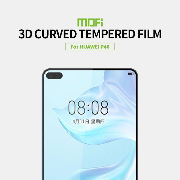 MOFI 9H 3D Explosion-proof Curved Screen Tempered Glass Film, For Huawei P40, For Huawei P40 Lite, For Huawei P40 Lite E