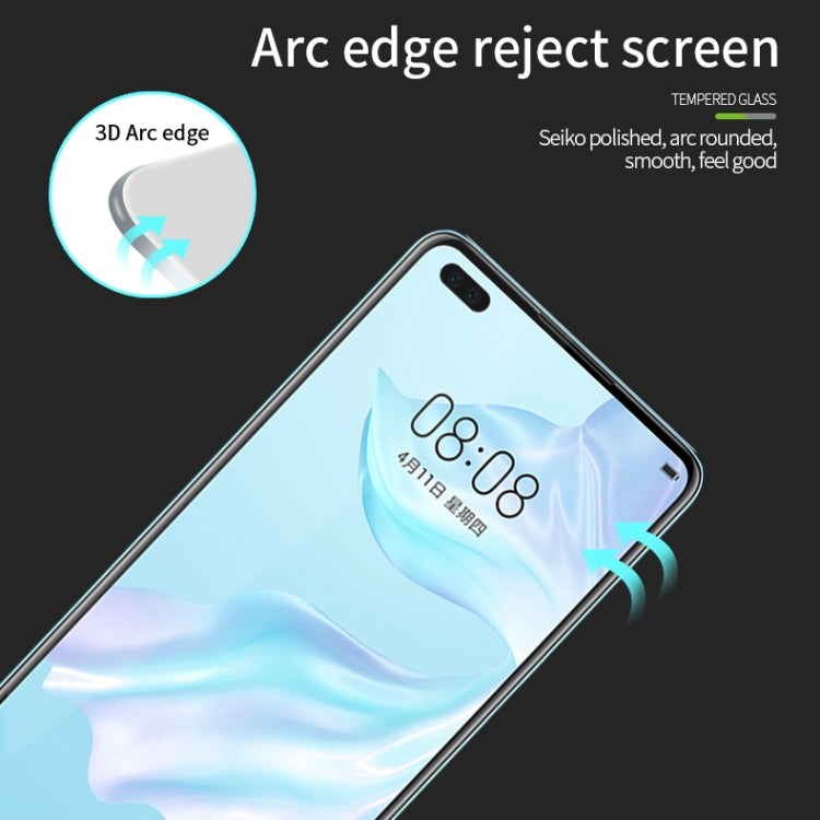 MOFI 9H 3D Explosion-proof Curved Screen Tempered Glass Film, For Huawei P40, For Huawei P40 Lite, For Huawei P40 Lite E
