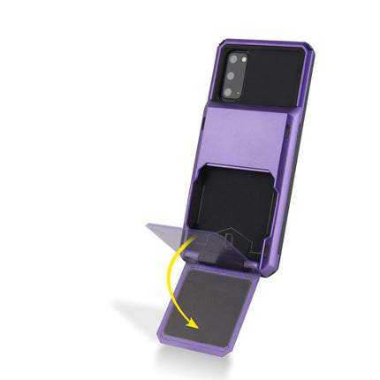 For Galaxy S20 TPU+PC With Card Case  Drop & Shockproof, For Galaxy S20