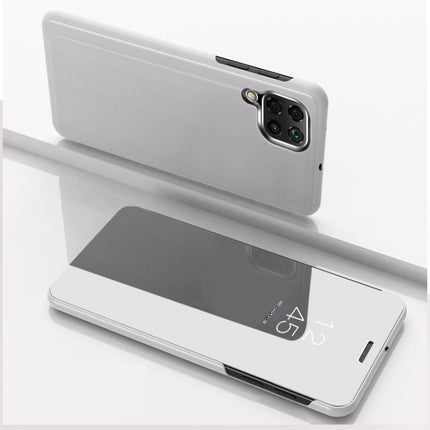 For Huawei P40 Lite/Nova 7i Plated Mirror Horizontal Flip Leather Case with Holder, For Huawei P40 Lite