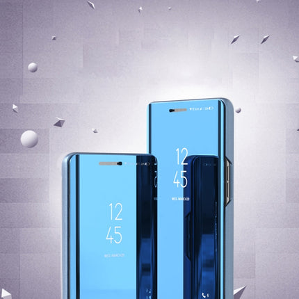 For Huawei P40 Lite/Nova 7i Plated Mirror Horizontal Flip Leather Case with Holder, For Huawei P40 Lite