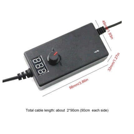 AC To DC Adjustable Voltage Power Adapter Universal Power Supply Display Screen Power Switching Charger, US 3V-12V 2A, EU 3V-12V 2A, US 9V-24V 1A, EU 9V-24V 1A, US 3-24V 1A, EU 3-24V 1A