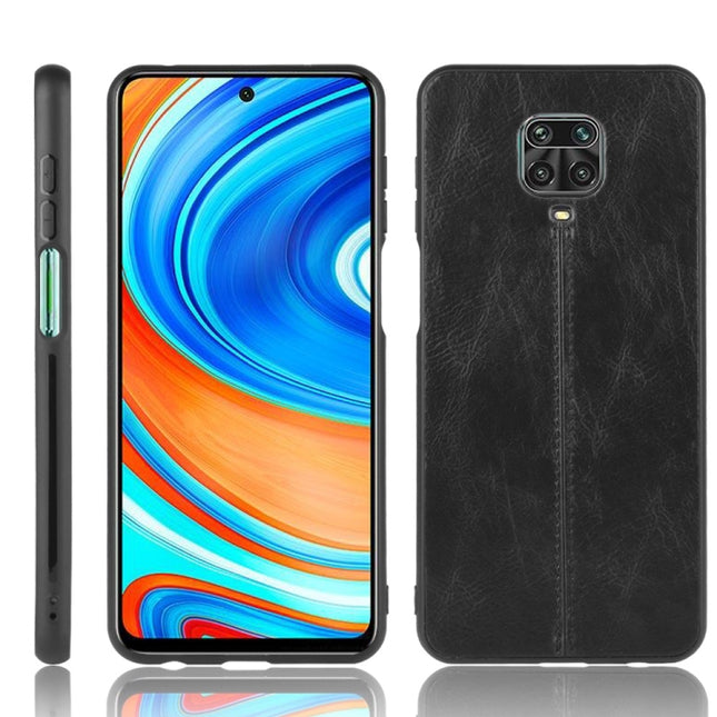 For Xiaomi Redmi Note 9 Pro / Note 9s / Note 9 Pro Max Shockproof Sewing Cow Pattern Skin PC + PU + TPU Case, For Redmi Note 9 Pro