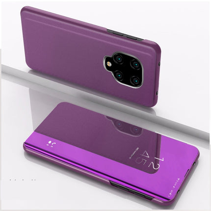 For Xiaomi Redmi Note9 Pro/Note9 Pro Max/Note 9S/Note9 Plated Mirror Horizontal Flip Leather Case with Holder, Black, Silver, Rose Gold, Purple, Blue, Gold, Purple Blue