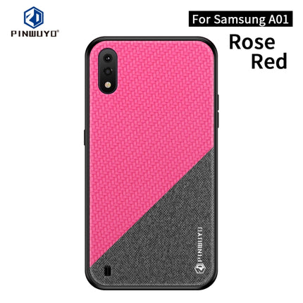 PINWUYO Rong Series  Shockproof PC + TPU+ Chemical Fiber Cloth Protective Cover, For Huawei P40, For Huawei P40 pro / P40pro+, For Galaxy A01, For Galaxy?A21