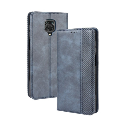 For Xiaomi Redmi Note 9 Pro / Note 9s / Note 9 Pro Max Magnetic Buckle Retro Crazy Horse Texture Horizontal Flip Leather Case with Holder & Card Slots & Photo Frame, For Xiaomi Redmi Note 9 Pro